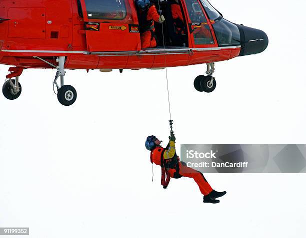 Coast Guard Rescue Stock Photo - Download Image Now - Helicopter, Coast Guard, Rescue