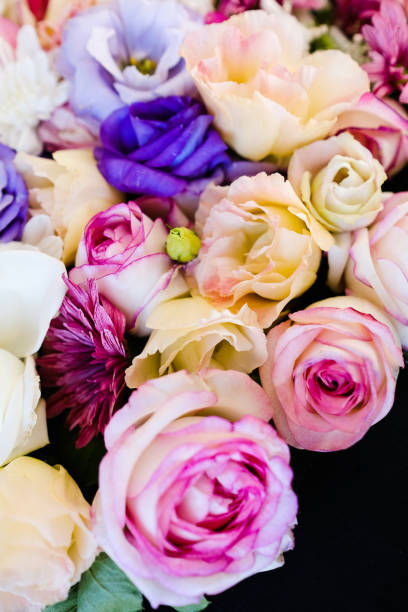 istock beautiful flowers assortment on dark background 911999880