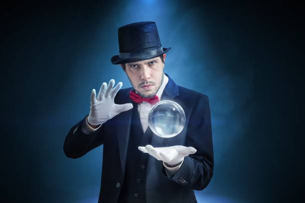 Fortune Teller's Hands With Floating Crystal Ball. You can easily place anything inside the ball, or below it,  to customize the image to your theme!