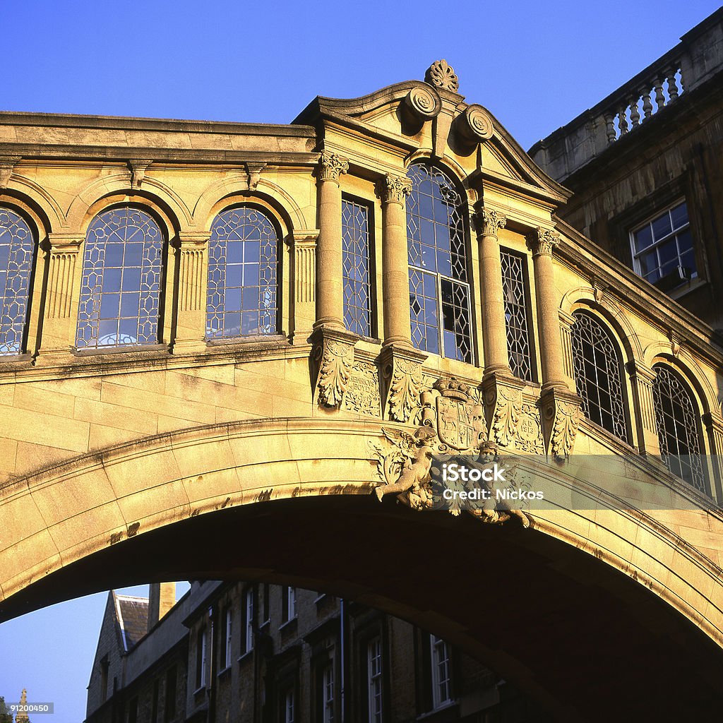 Most Westchnień w Hertford College w Oksfordzie. Anglia - Zbiór zdjęć royalty-free (Anglia)