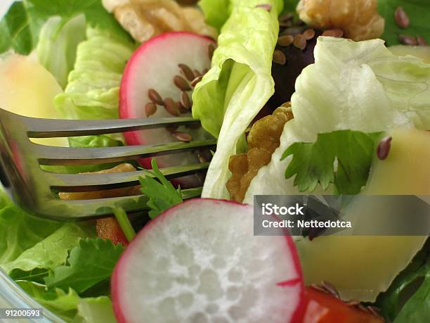 Photo libre de droit de Salade Saine Macro banque d'images et plus d'images libres de droit de Aliment - Aliment, Blanc, Brassicaceae