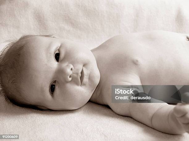 Cute Baby Stock Photo - Download Image Now - Baby - Human Age, Blanket, Child