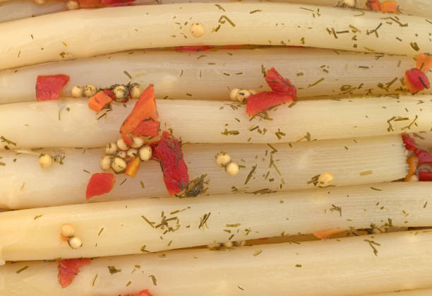 A collection of Japanese vegetables cut up for cooking and various recipes.