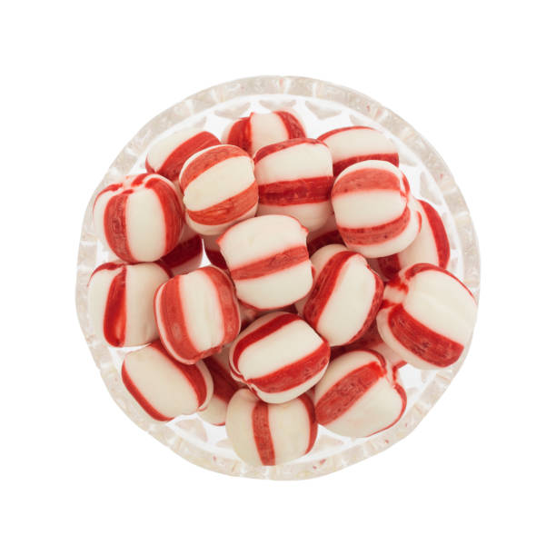 Full frame, close up of peppermint candy. For more of my food (CLICK HERE)