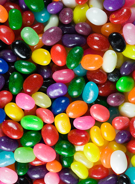istock Portrait Background of Jelly Beans 91201287