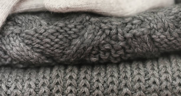 istock Knitted clothing details sweater 912015616