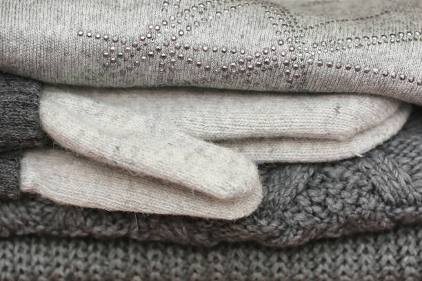 istock Knitted details of warm clothes sweater 912015728