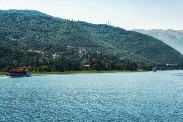 istock Landscape view from lake Ohrid, Macedonia 912024186