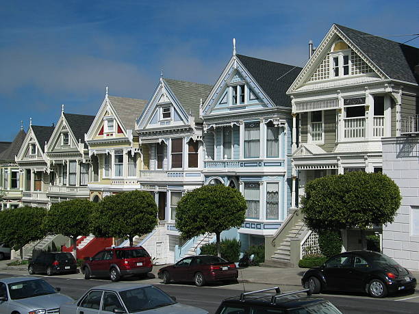 The Painted Ladies II stock photo