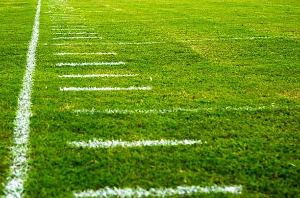 Photo of American Football Field at Football Game