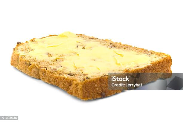 Buttered Celeiro Pão - Fotografias de stock e mais imagens de Alimentação Saudável - Alimentação Saudável, Assado no Forno, Branco