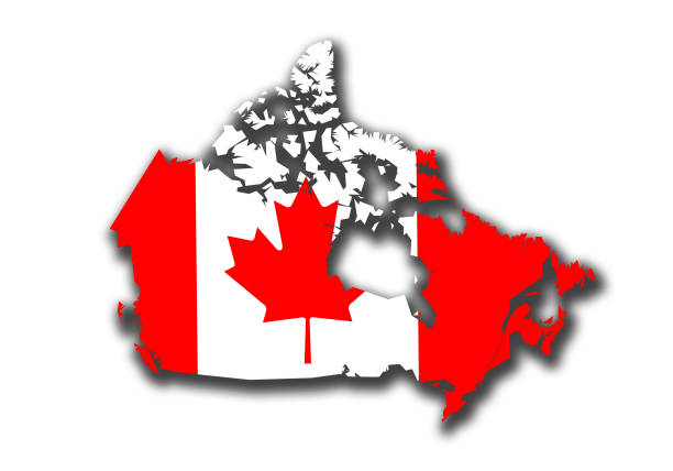 istock flag and territory of canada 912031360