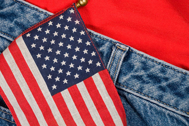 istock American Flag and Jeans 91203297
