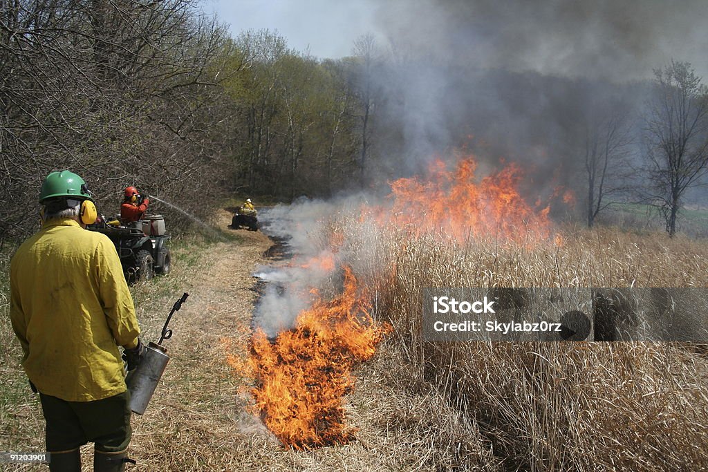 Wildland Fire Fighters  Firefighter Stock Photo