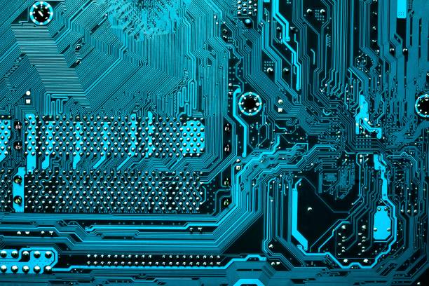 istock blue circuit board background of computer motherboard 912043564