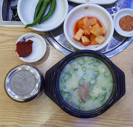 Korean Traditional Beef Bone Soup - Seolleongtang