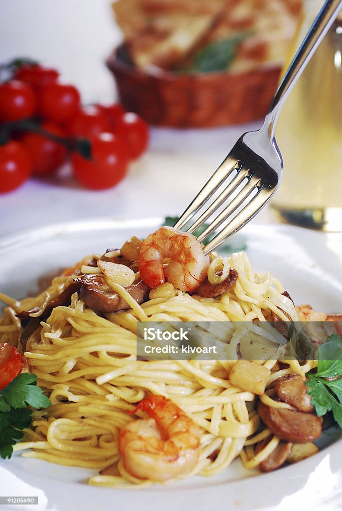 spaghetti - Foto stock royalty-free di Cucina italiana