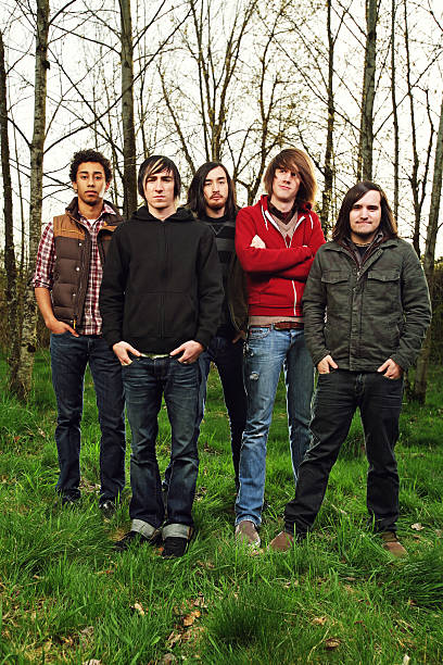 istock Group of Friends Standing by Dead Trees 91205676