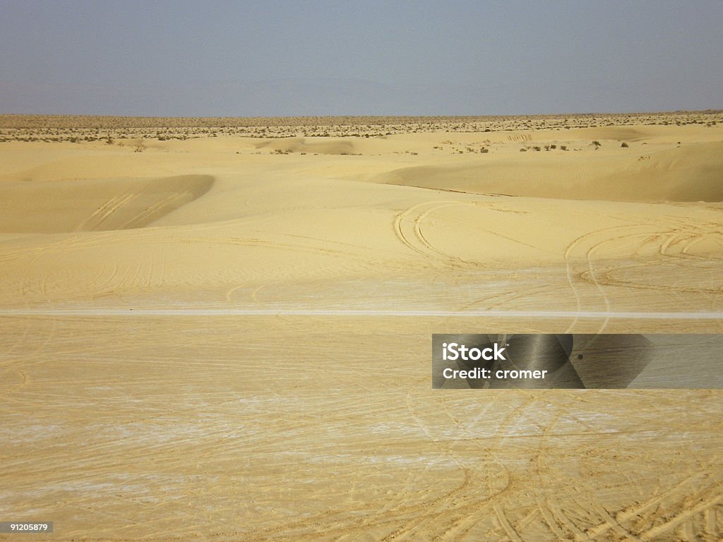 Desert road  4x4 Stock Photo