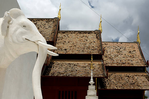 Wat Phra Singh stock photo
