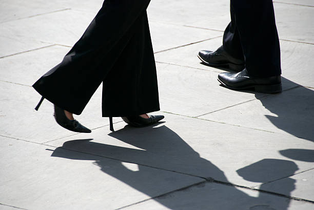 istock Business Man and Woman Standing 91206349