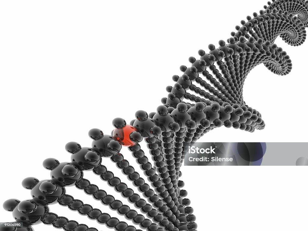 3D DNA model  Abstract Stock Photo