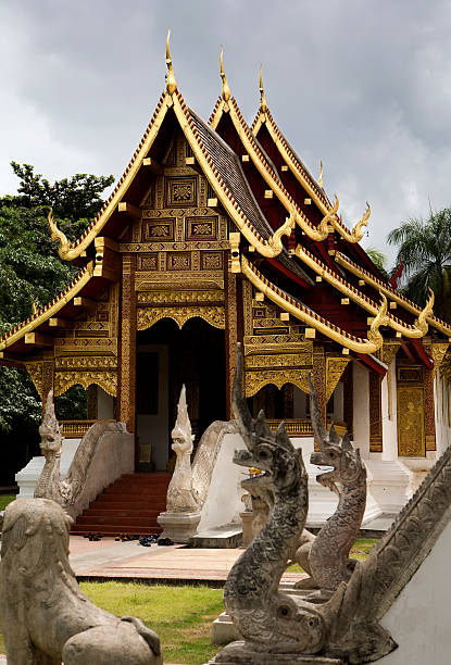 Wat Phra Singh stock photo