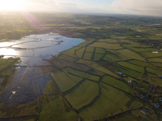 istock Beautiful Irish countryside from above 912069272