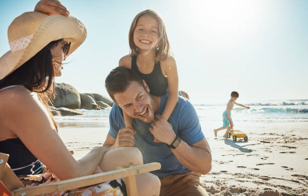 istock Fun family vibes at the beach 912072496