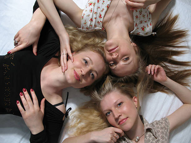istock Three beautiful young girls 91207935