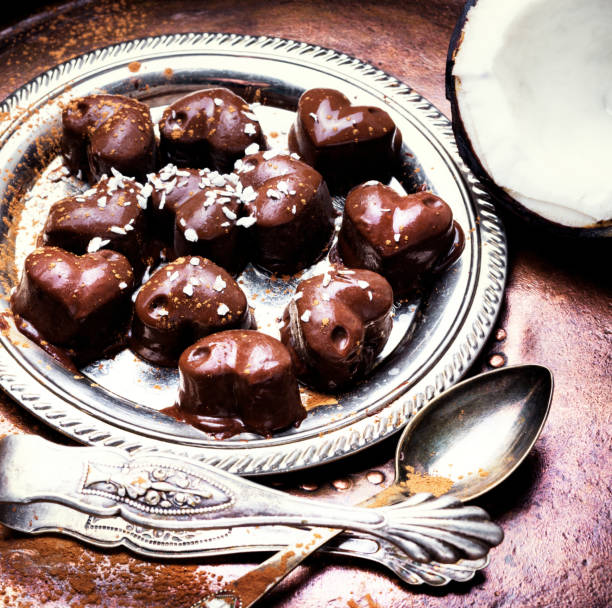 istock chocolate candies sweets with coconut 912083708