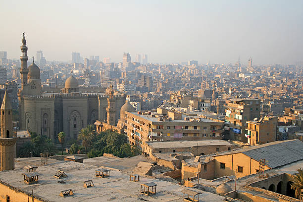 istock Cairo Cityscape - Sunset Colors 91208682