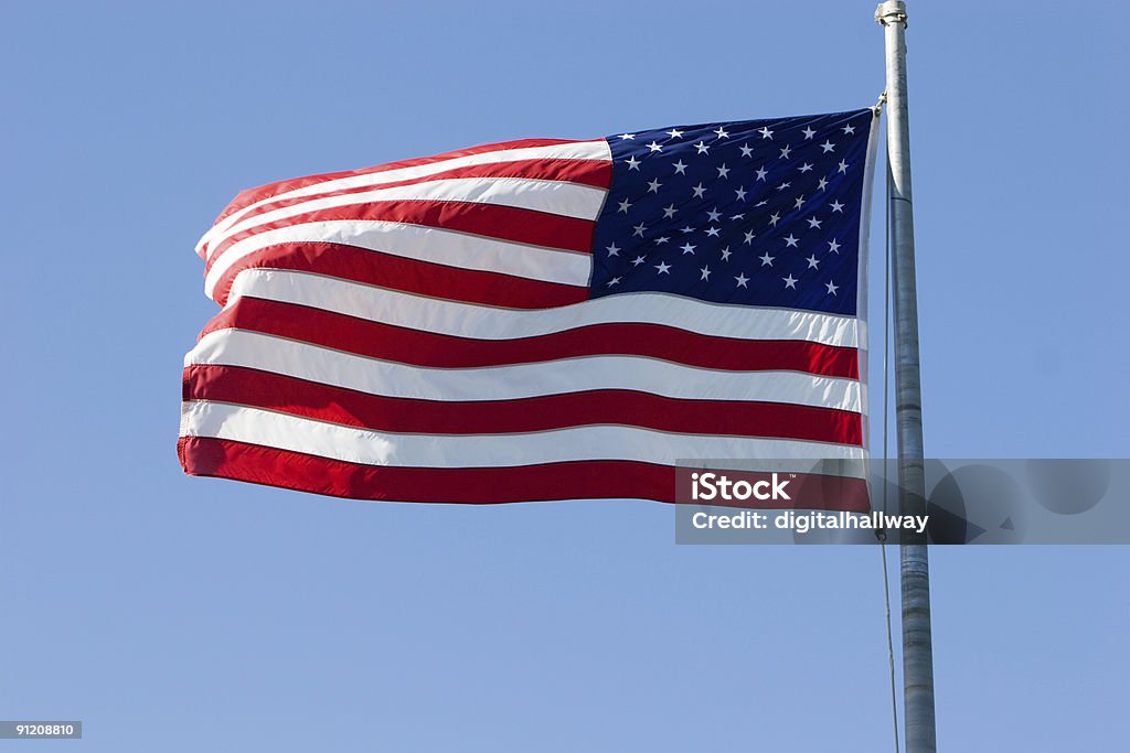 Bandeira dos Estados Unidos da América - Royalty-free 4 de Julho Foto de stock