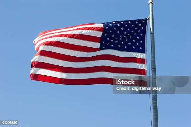 Bandeira Dos Estados Unidos Da América - Fotografias de stock e mais imagens de 4 de Julho - 4 de Julho, Azul, Bandeira