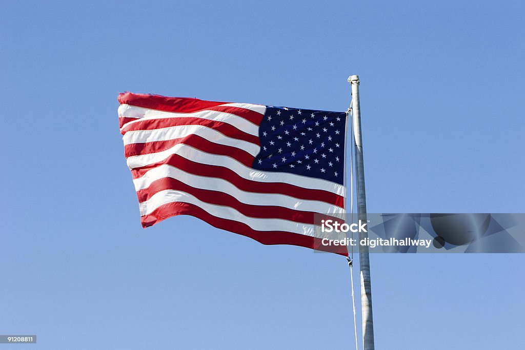 Bandeira norte-americana - Foto de stock de 4 de Julho royalty-free