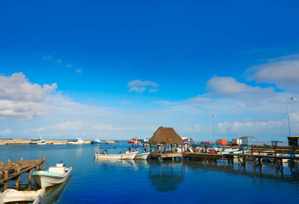 istock Chiquila port in Quintana Roo Mexico 912088142