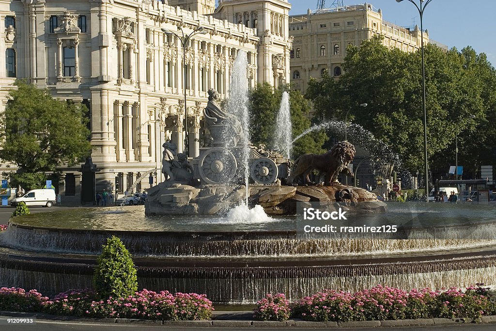 Fontana di Cibeles - Foto stock royalty-free di Acqua