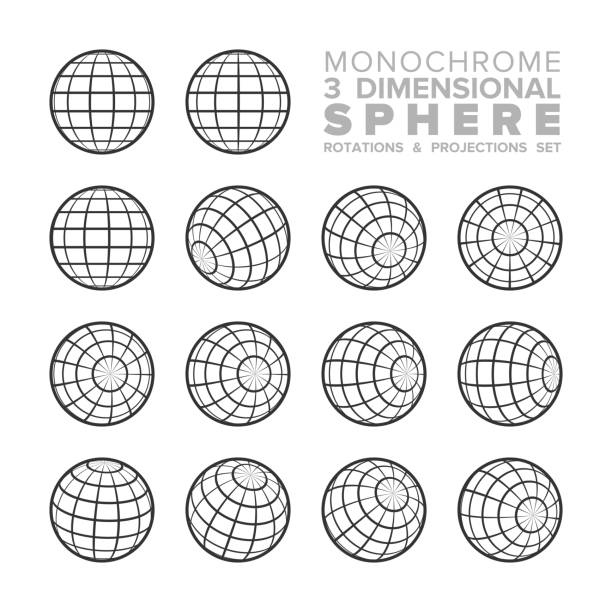Line Drawing Vector Spherical 44.600+ Sphere Lines Vector Ilustração de stock, gráficos vetoriais e ...