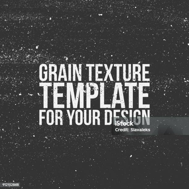 Modèle Texture Grain Pour Votre Conception Vecteurs libres de droits et plus d'images vectorielles de Texture - Texture, Technique grunge du papier froissé, Dessin à la craie