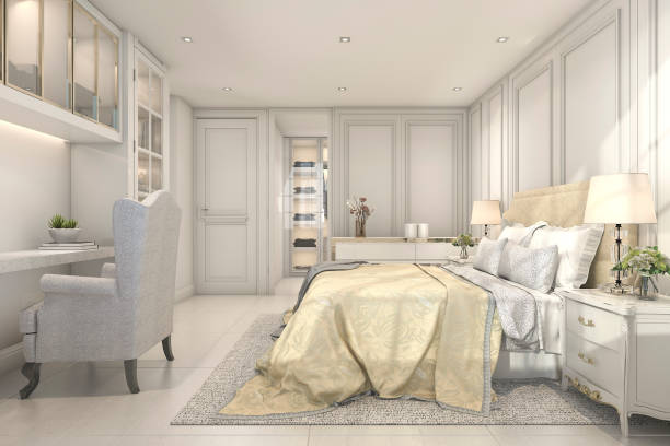 istock 3d rendering beautiful vintage and classic kid bedroom 912107318