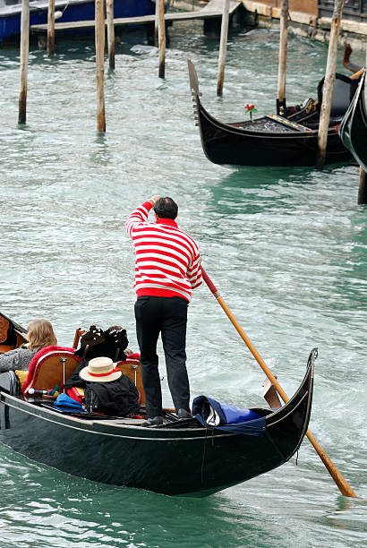 istock Gondola and Gondolier in Venice, Italy 91211376