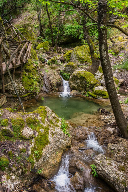 istock Waterfall on Butterfly Valley . Rhodes Island. Dodekanes Greece 912113966