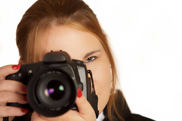 istock Female photographer 91211434