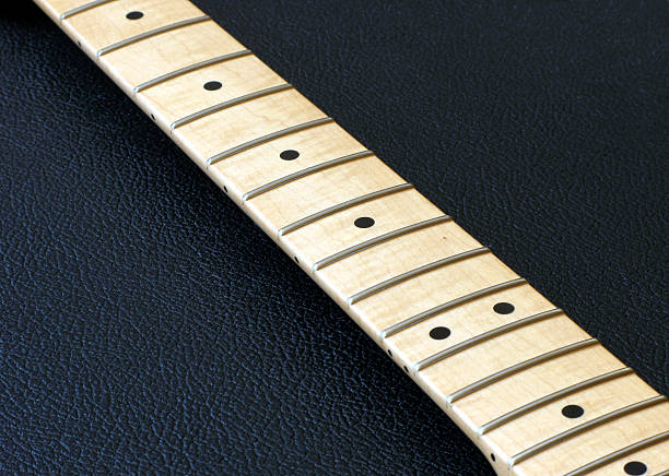 Maple Guitar Neck stock photo