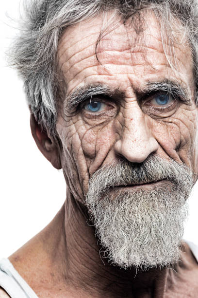istock Portrait of an ageing rock star 912120908