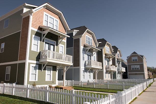 istock Bland New Houses 91212215