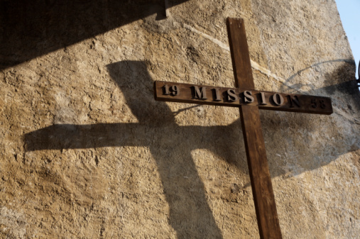 A ancient wood latin cross in St. Andreas church, Kitbuhel, Austria\u2028http://www.massimomerlini.it/is/austria.jpg