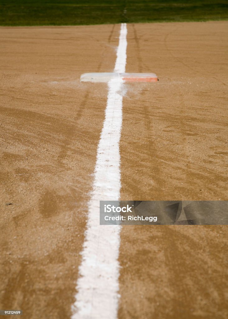 Base линия - Стоковые фото Бейсбол роялти-фри
