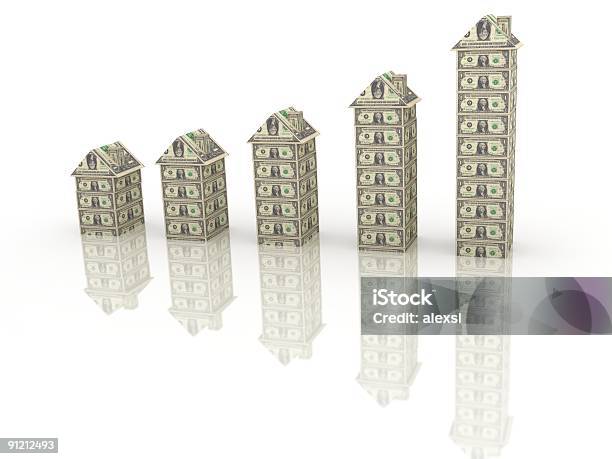 House Prices Chart Stock Photo - Download Image Now - Moving Up, Residential Building, Price Tag