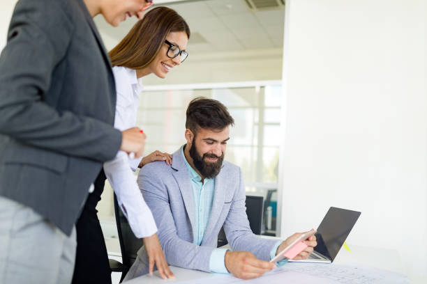istock Business coworkers discussing new ideas 912125474